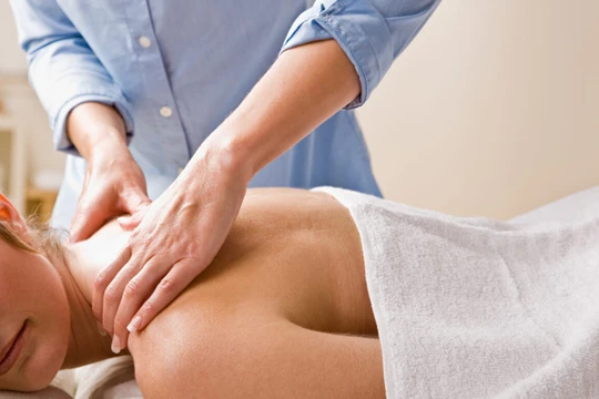 Massage Therapy Little Rock AR Woman Getting Massage